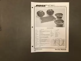 1401-II BOSE Car Stereo Service Manual