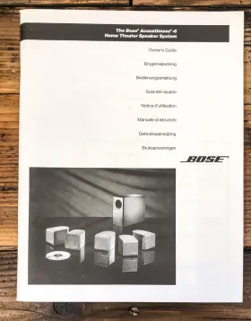 ACOUSTIMASS-6 BOSE Speaker Owners User Manual