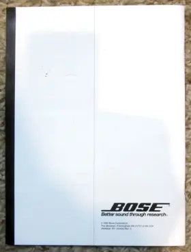JN94438 BOSE Reflecting Speaker Owners Lang #2