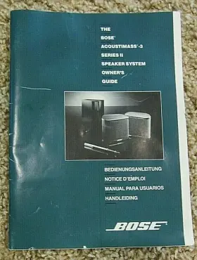 PN142093 BOSE Speaker Owners