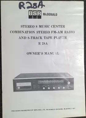 R-28A BSR Stereo Service Manual