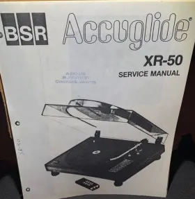 XR-50 BSR Turntable Service Manual