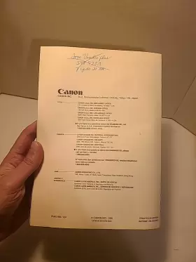 GR-DVM90 CANON Owners Manual Camcorder Video #3