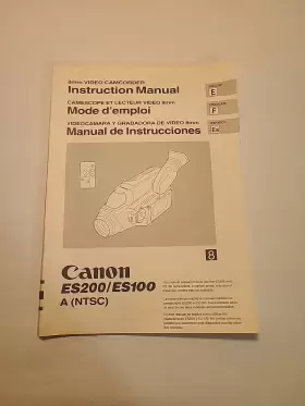 GR-DVM90 CANON Owners Manual Camcorder Video