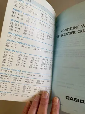 0161-SA CASIO Book Computing Scientific Calculator Morton #3