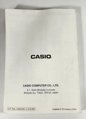 CFX-9850G-9950G CASIO Owners Manual Book Graphic Calculator #2