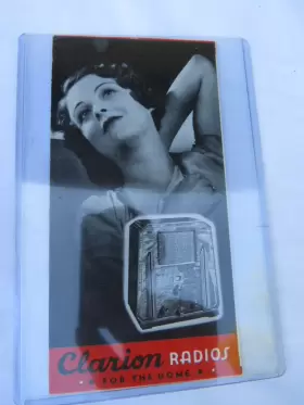 Clarion Radios 1934 For The Home -fold Out Advertising Line