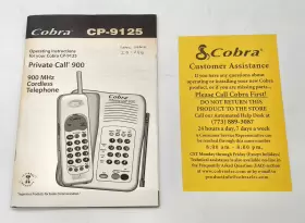 480-282-P-001 COBRA ELECTRONICS CORP Private Cordless