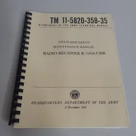 11-5820-358-35 COLLINS Urr Radio Receiver Army Field Manual