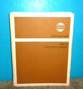208U-10 COLLINS Linear Power Amplifier Instruction Book