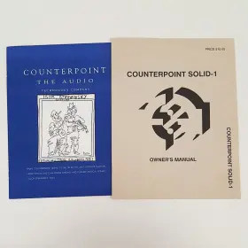 SOLID-1 COUNTERPOINT Amplifier Manual