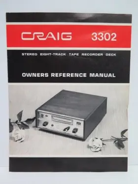 R12-735-C CRAIG Stereo Track Tape Recorder Deck Owners Manual