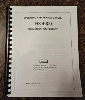 RX-4000 DANSK Operating Service Manual Communication Receiver