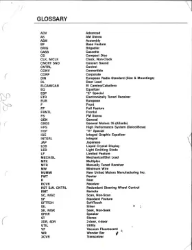 27D-1988-INDEX DELCO Radio Service Manual #2