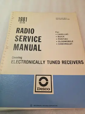 27D-1989-3G DELCO Electronically Tuned Radio Service Manual