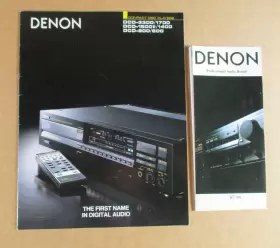 DCD-330-1700 DENON Audio Brochures Receivers Turntable Cd