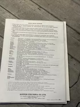 DCM-560-460 DENON Cd Player Operating Owners Manual #3