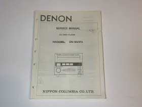 DN-950FA DENON Cd Player Service Manual