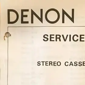 TU-7.5 DENON Tuner Service Manual