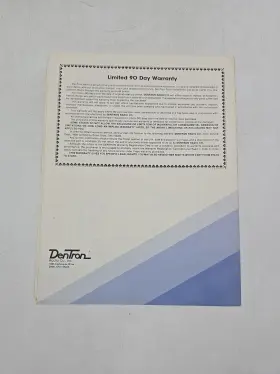 DTR-1200L DENTRON Linear Amplifier Operating Manual Schematic #2