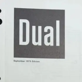 CS-2210 DUAL ELECTRONICS Turntable Service Manual Photocopy