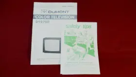 11959334 DUMONT Television Owners Manual Safety