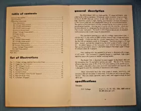 565-555 EICO Vom Instruction Manual Multimeter #3