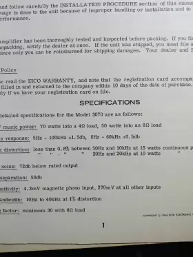 97-1 EICO Fm Tuner Owners Service Manual #2