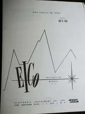 HFT-90 EICO Tuner Owners Service Manual Photocopy