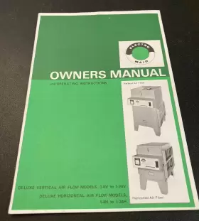 1-8H ELECTRO MAID Air Flow Meter Cleaner Manual Deluxe