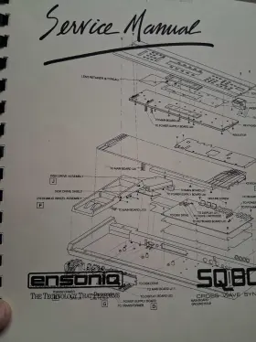 9312000601 ENSONIQ Keyboard Service Manual