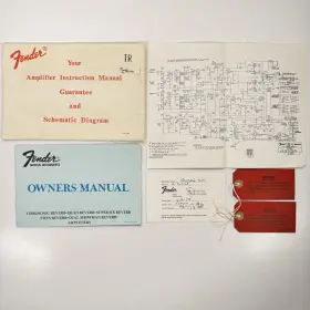 013869 FENDER Twin Reverb Amplifier Owners Instruction Manual