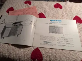 00001963 FISHER Catalog Brochure Audio Fi Turntable Console #2