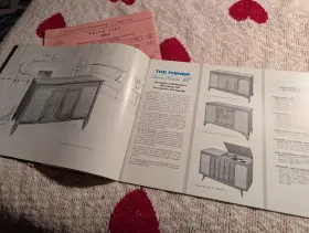 00001963 FISHER Catalog Brochure Audio Fi Turntable Console #3