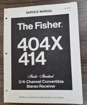 404X FISHER Receiver Service Manual