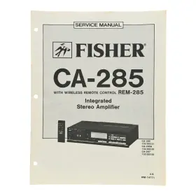 CA-285 FISHER Wireless Remote Integrated Stereo Amplifier
