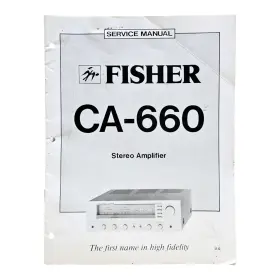 CA-660 FISHER Stereo Amplifier Service Manual Schematic