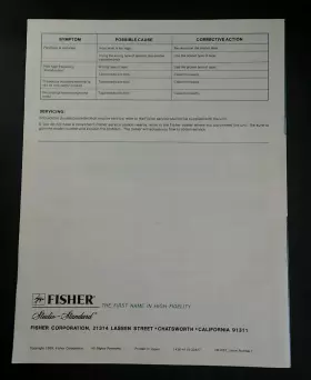 CR-W52 FISHER Manual Operating Dual #3