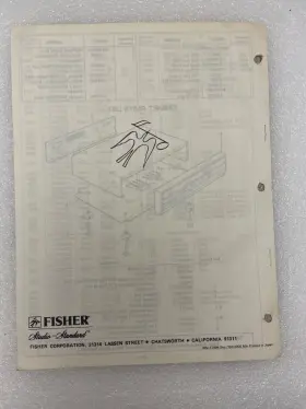 DEC-100 FISHER Stereo Tv Adapter Remote Control Service #2