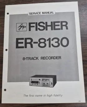 ER8130 FISHER Recorder Service Manual