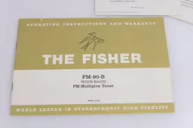 FM-90 FISHER Stereo Tuner Operating #2