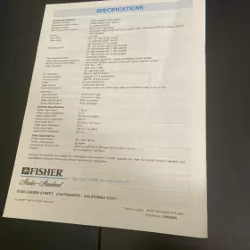 FVH-6600 FISHER Service Manual Vhs Cassette Recorder #2