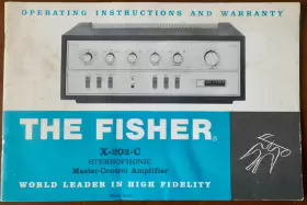 N1158-102 FISHER Stereophonic Amplifier Operating Manual #2