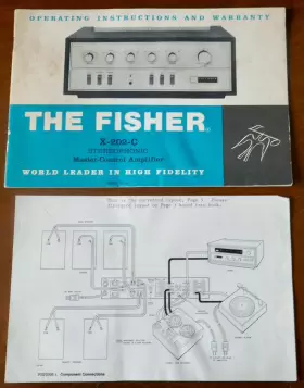 N1158-102 FISHER Stereophonic Amplifier Operating Manual