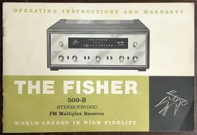 N859-103AXA FISHER Stereophonic Fm Receiver Operating Manual