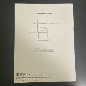 RA-754-1 FISHER Service Manual Stereo Cabinet #2