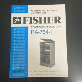 RA-754-1 FISHER Service Manual Stereo Cabinet