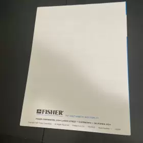 RA-816-2 FISHER Cabinet Service Manual #2