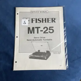 WM-12388 FISHER Turntable Service Manual