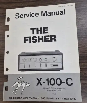 X-100-C FISHER Service Manual